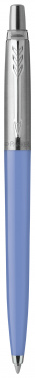 Ручка подарочная шариковая автоматическая синяя PARKER Jotter Original K60 Storm Blue СT корпус синий/хром в футляре, арт. R2123137