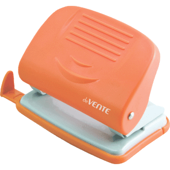 Дырокол на  20л deVENTE Neon оранжевый, арт. 4020330