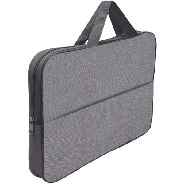 Папка студенческая А3 на молнии с ручками deVENTE карман серая, арт. 3075155