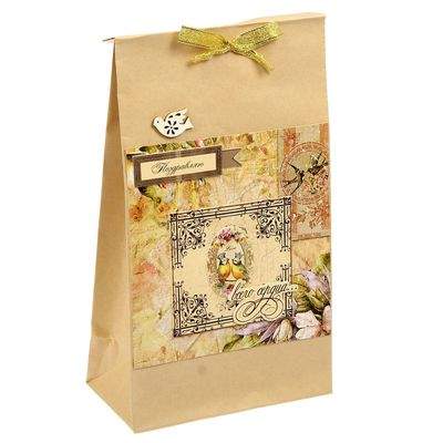 Набор для творчества Подарочный пакет Винтаж, арт. 1253526