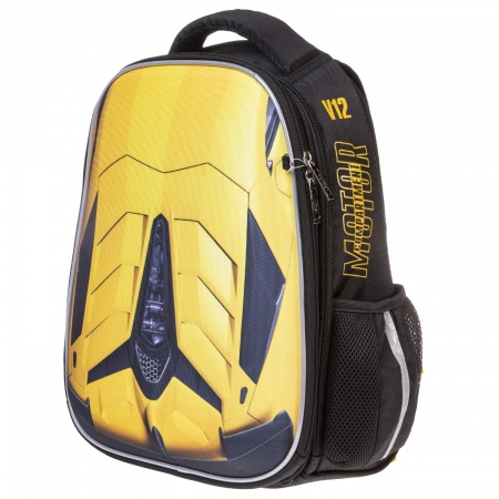 Рюкзак школьный ХАТБЕР Ergonomic light Скорость и мощь мягкий уплотненная спинка вентилируемые вставки, арт. NRk_71044