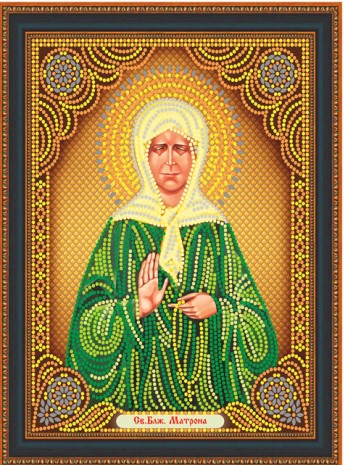 Набор для творчества Алмазная мозаика 27*33 на подрамнике Матрона частичная выкладка NN, арт. LP105