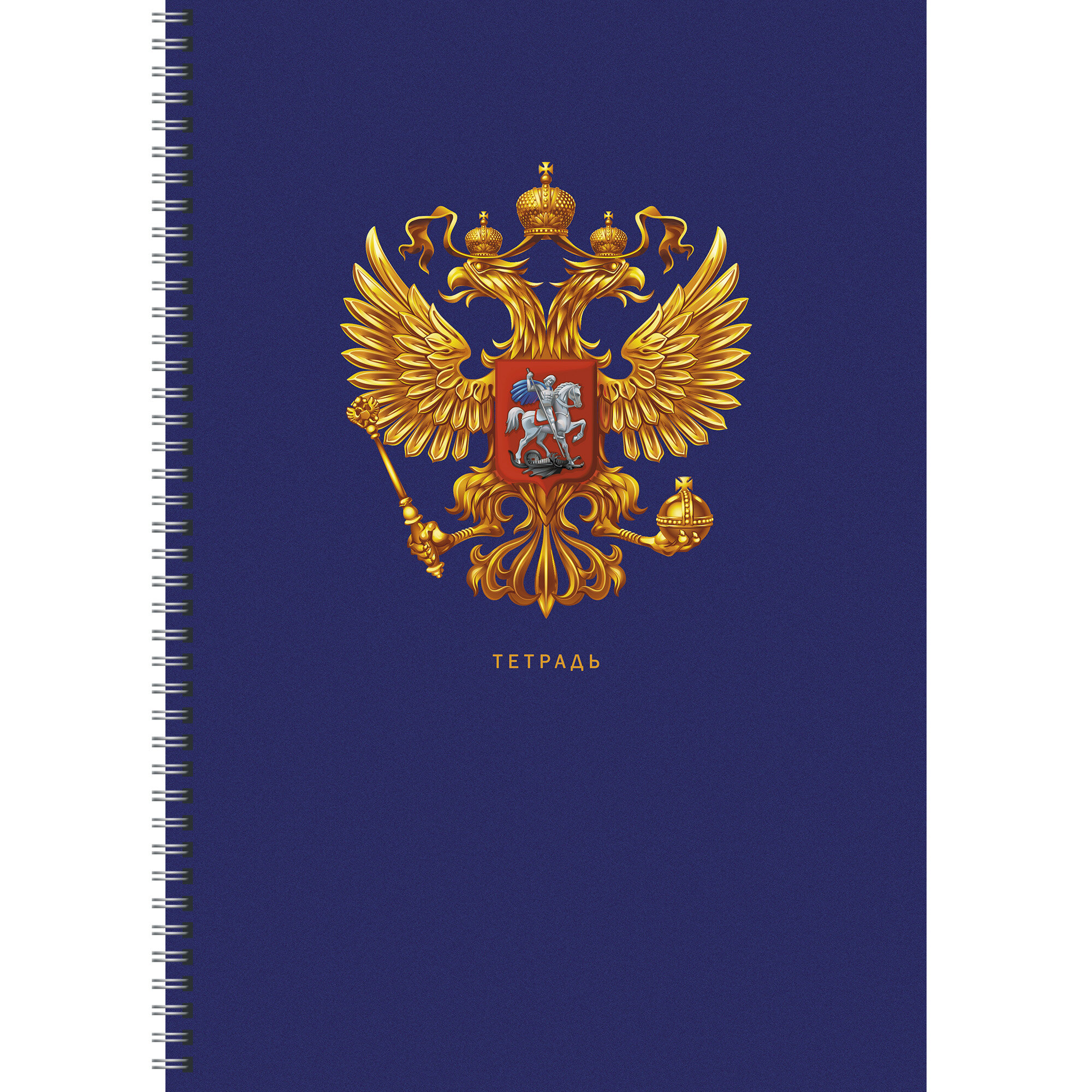 Тетрадь А4  80л клетка  спираль LISTOFF Россия, арт. ТС4805020