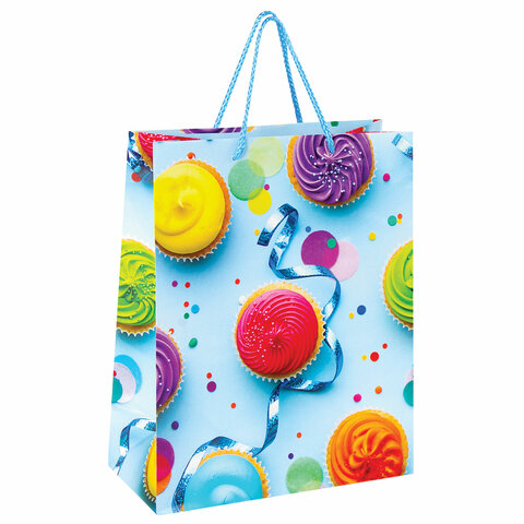 Пакет подарочный 26*32 ЗОЛОТАЯ СКАЗКА Кексики , арт. 606593