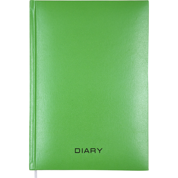 Ежедневник недатированный А5 ATTOMEX Even бумвинил салатовый, арт. 2234016