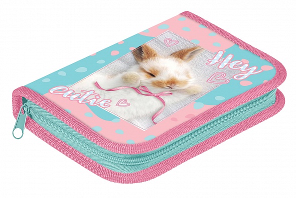 Пенал 1 отделение ХАТБЕР Ушастик ассорти, арт. NPn_36064