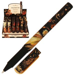 Ручка подарочная шариковая синяя BRUNO VISCONTI DreamWrite Flora Black night корпус с рисунком в футляре, арт. 20-0264/14