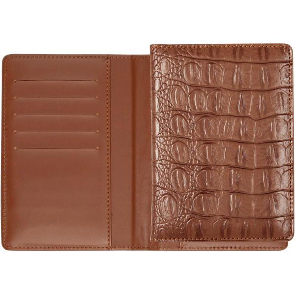 Обложка на паспорт deVENTE Belcanto искусственная кожа 5 отделений для визиток коричневая, арт. 1030005