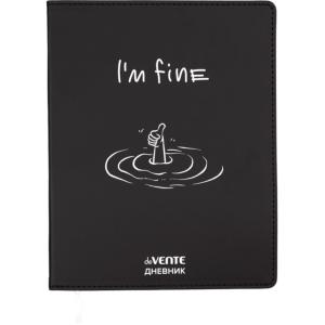 Дневник 1-11 класс твердая обложка искусственная кожа deVENTE I'm fine, арт. 2021611