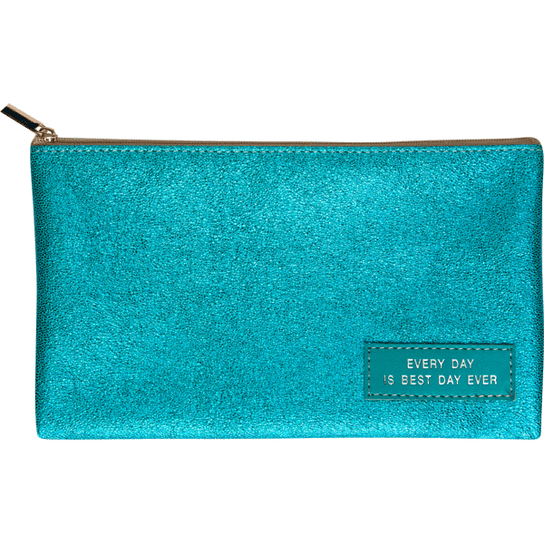 Пенал-косметичка 1 отделение deVENTE Edith искусственная кожа бирюзовый, арт. 7024173