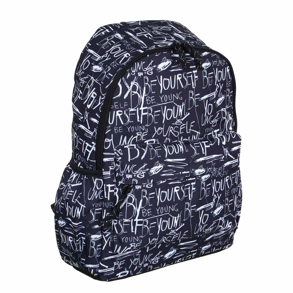 Рюкзак подростковый CLIP STUDIO черный мягкий уплотненная спинка, арт. 254-651