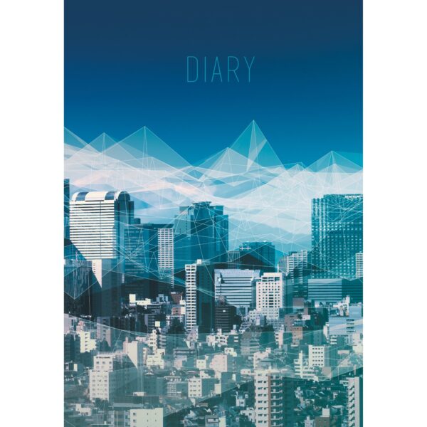Ежедневник полудатированный А5 LISTOFF Большой город твердая обложка, арт. ЕЖЛ22519203