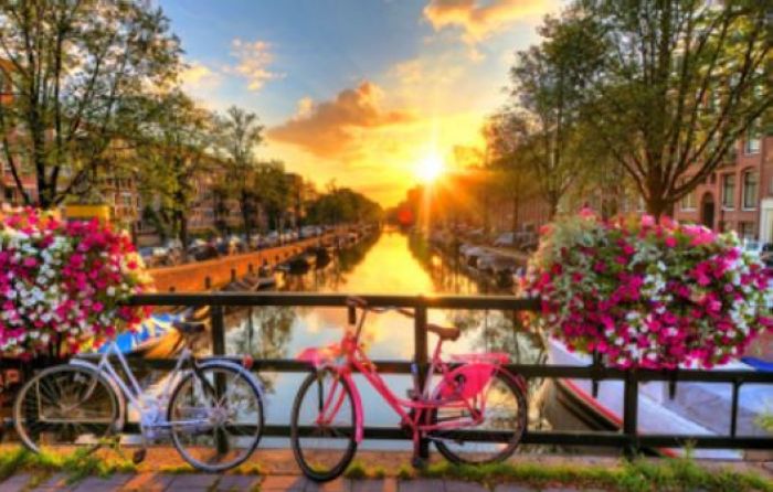 Набор для творчества Алмазная мозаика 30*40 без подрамника Амстердам ФЕНИКС, арт. 87891