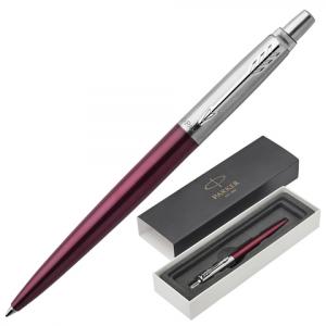 Ручка подарочная PARKER Jotter Core K63 Portobello CT шариковая корпус вишневый/хром синяя футляр подарочный, арт. 1953192
