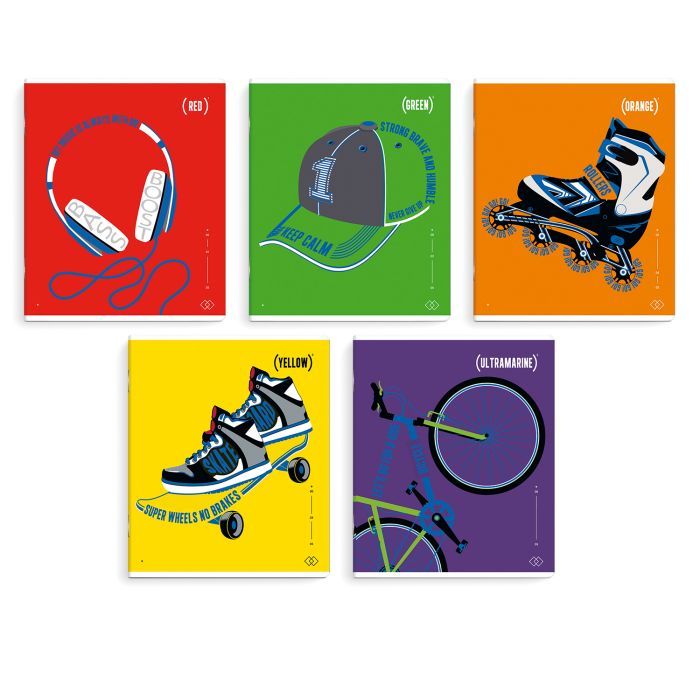 Тетрадь А5 48л клетка ФЕНИКС Твои правила ассорти, арт. 49548