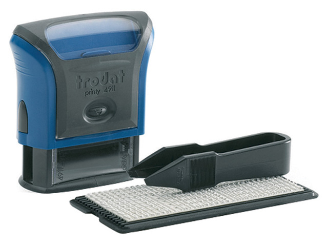 Штамп самонаборный  3строки 38*14 TRODAT ассорти, арт. 4911/DB typo