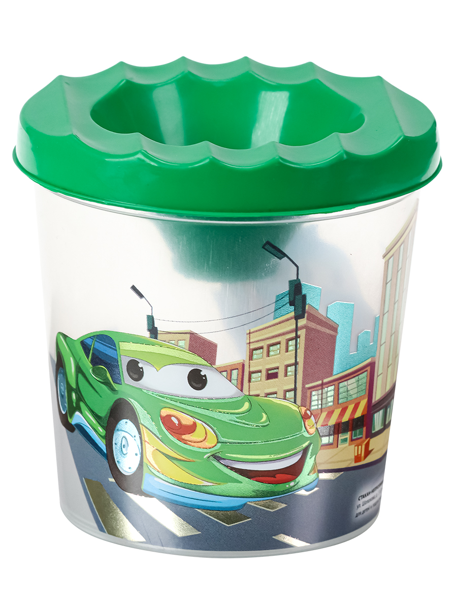 Стакан-непроливайка одно отделениеПРОФ-ПРЕСС Тачки, арт. С-0996