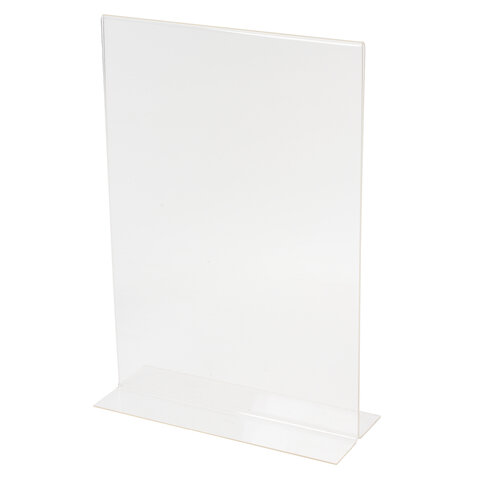 Подставка для рекламных материалов вертикикальная 210*297 BRAUBERG двусторонняя, арт. 290423