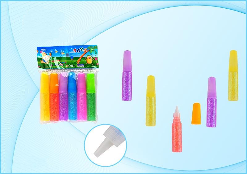 Гель с блестками 6мл МС BASIR пастель ассорти 6шт/уп, арт. МС-1378А-6