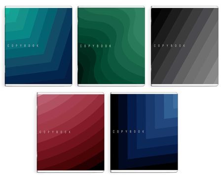 Тетрадь А5 96л линия ФЕНИКС Градиент ассорти, арт. 56825