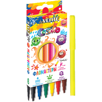 Фломастеры 6цветов deVENTE Cosmo , арт. 5080309
