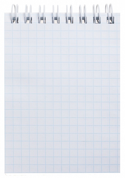 Блокнот А7 80л спираль клетка ХАТБЕР METALLIC Темно-зеленый, арт. 80Б7В1гр_03412