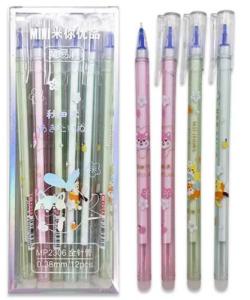 Ручка пиши-стирай гелевая синяя INTELLIGENT корпус ассорти, арт. DM-11