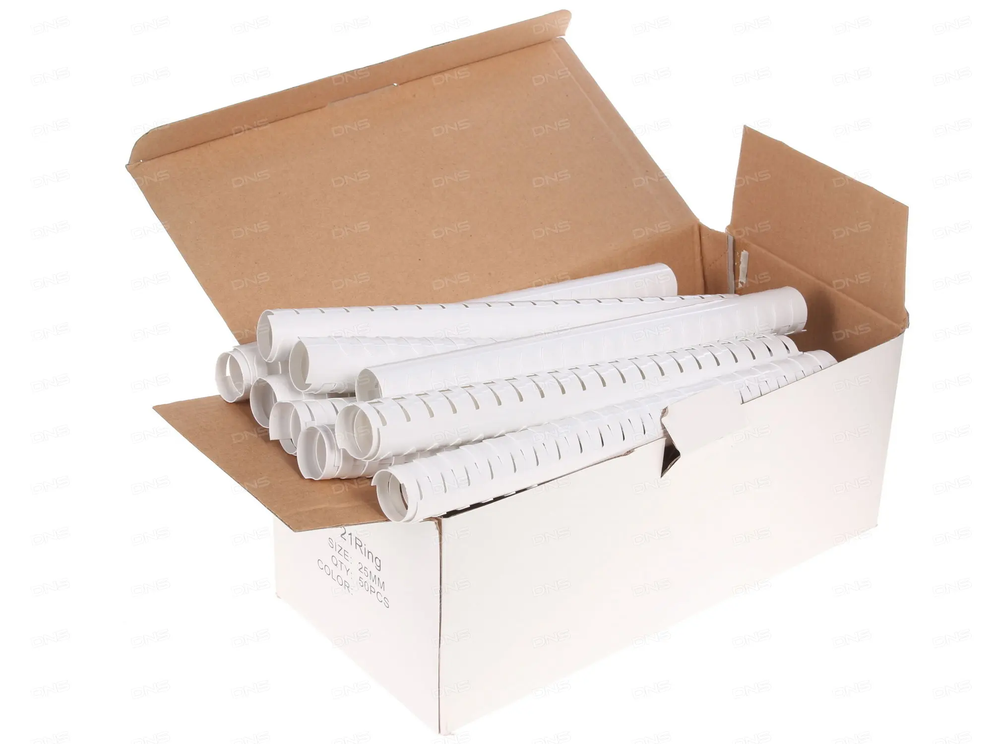 Пружина для брошюрирования 25мм 190-220листов РИ белая, арт. 2126