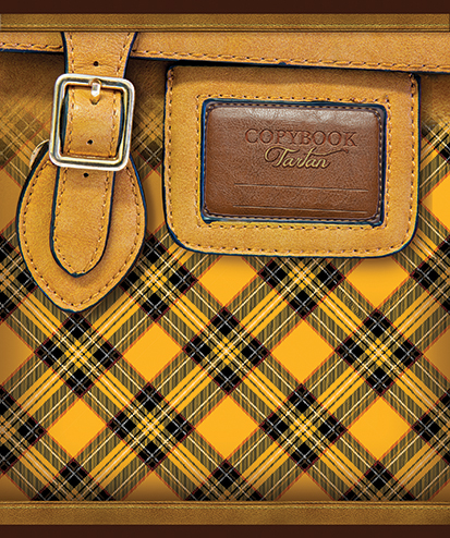 Тетрадь А5 48листов клетка ПЗБМ Шотландка, арт. 028363