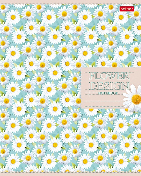 Тетрадь А5 60л клетка ХАТБЕР Соцветие красоты ассорти, арт. 60Т5В1_29400