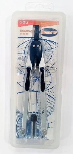 Готовальня набор 2предмета в пенале DELI Accuro, арт. EG30994