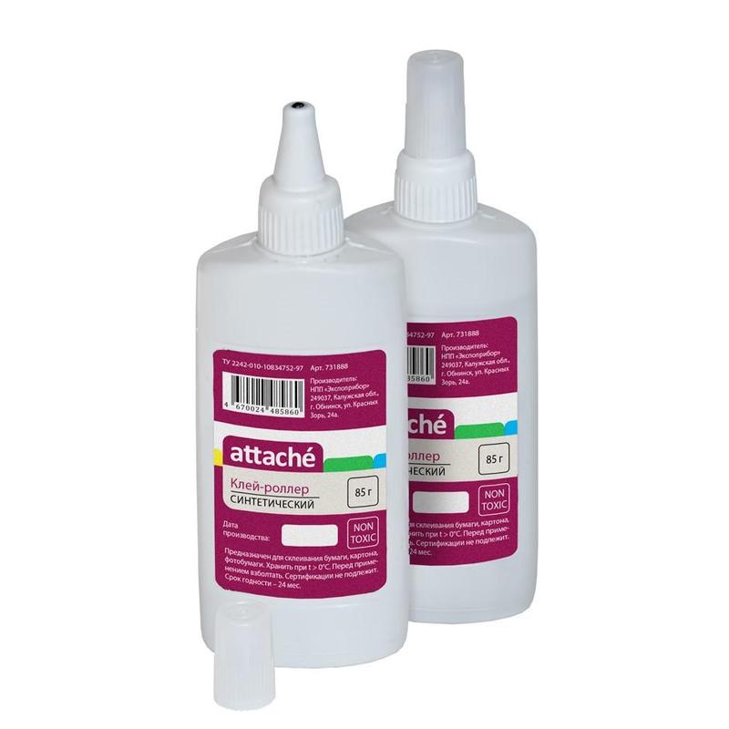 Клей канцелярский 85мл роллер ATTACHE, арт. 731888
