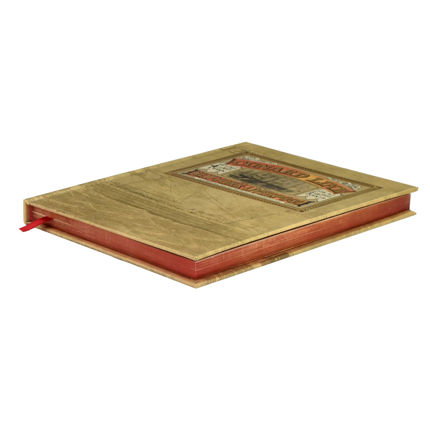 Ежедневник недатированный А5 Путешествие 3 ФЕНИКС красный срез, арт. 24674