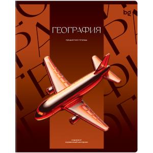 Тетрадь предметная Георафия 48л клетка BG Темное стекло, арт. ТП5ск48_к_вл 63923