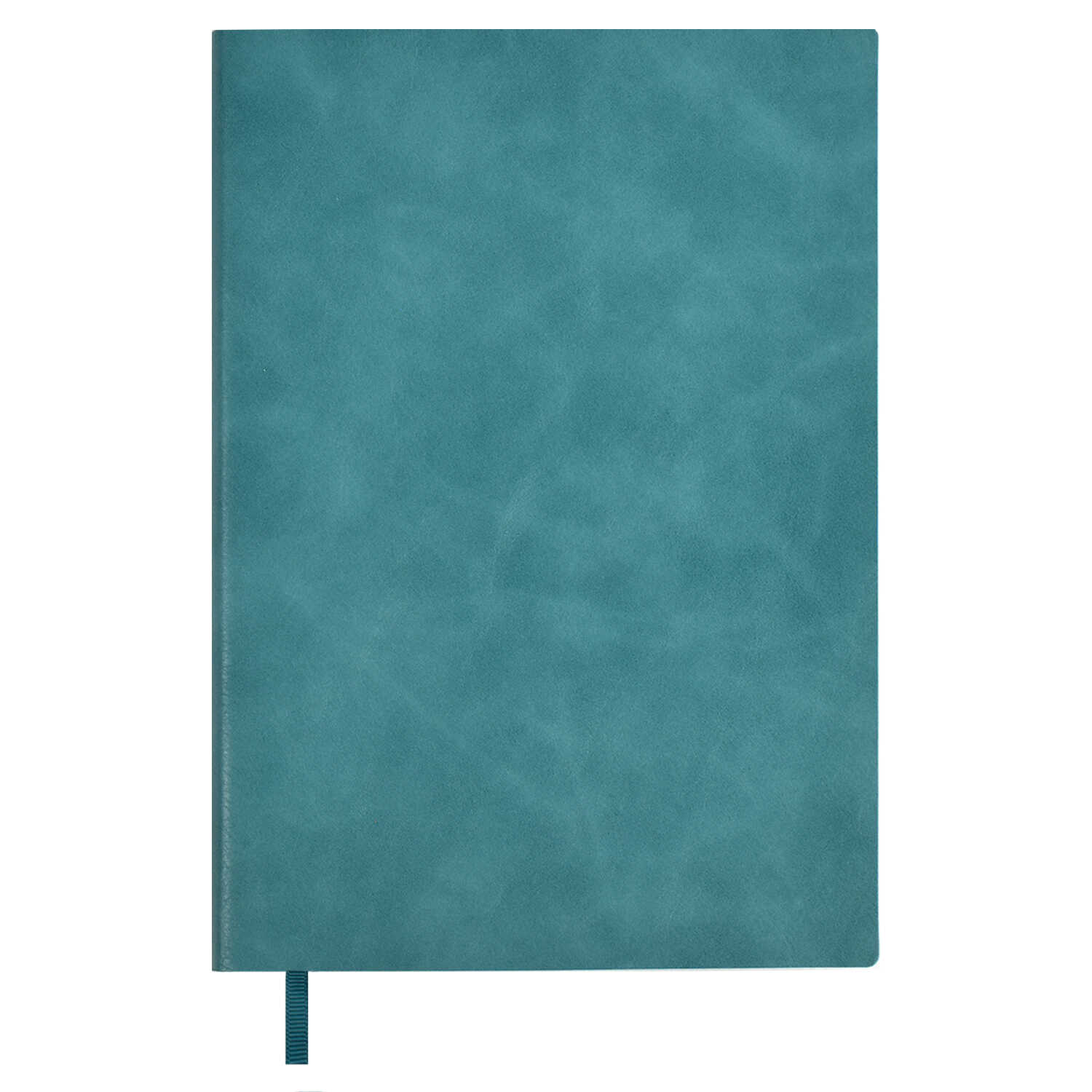 Ежедневник недатированный А5 ФЕНИКС Escalada Вачетто кремовый блок интегральная обложка искусственная кожа бирюзовый срез бирюзовый, арт. 67255