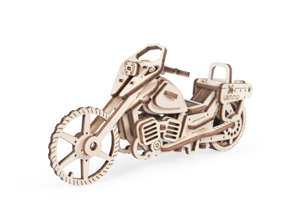 Конструктор деревянный LEMMO Байк Майк 41 деталь, арт. 0070
