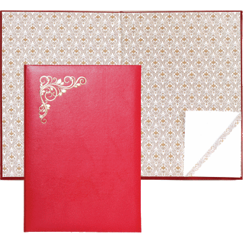 Папка адресная Виньетка бумвинил deVENTE красная, арт. 3078700