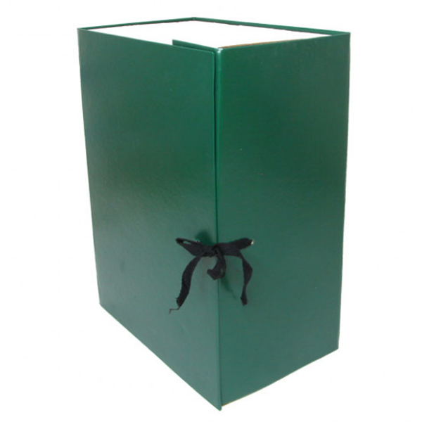 Короб архивный 12см бумвинил зеленый, арт. 