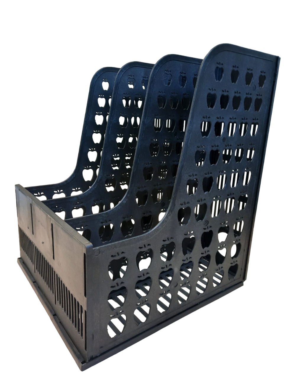 Лоток вертикальный 3-х секционный UNION черный, арт. ABT930146