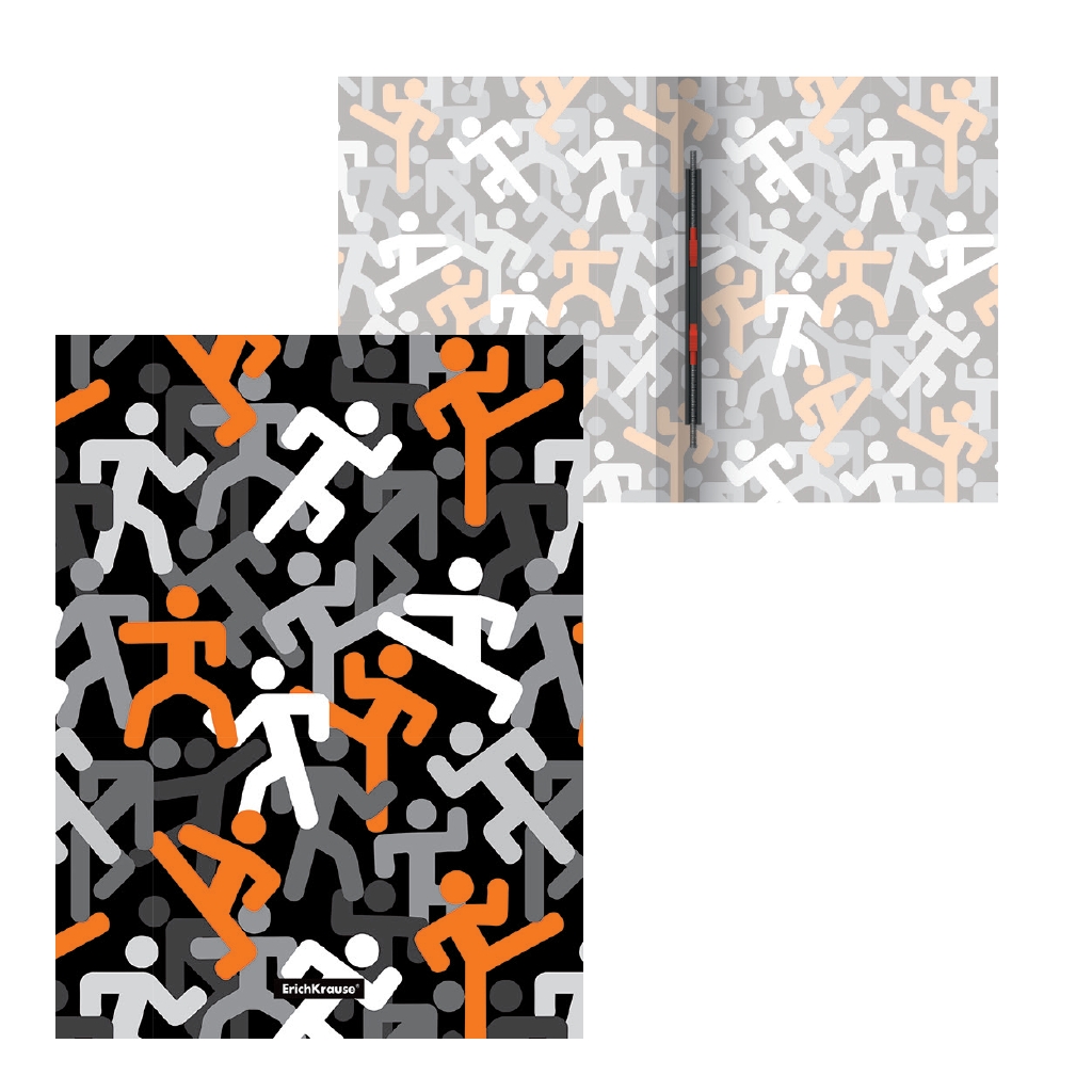 Папка скоросшиватель пластиковая с пружинным механизмом ERICH KRAUSE Walkers, арт. 49376