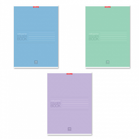 Тетрадь А4 48л клетка ERICH KRAUSE FB Solution ассорти, арт. 48881