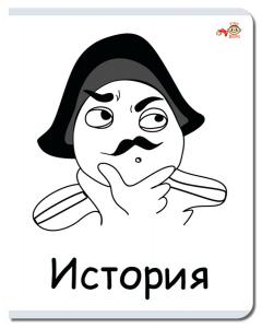 Тетрадь предметная История 48л клетка FINE BOOKS Mem, арт. FB24