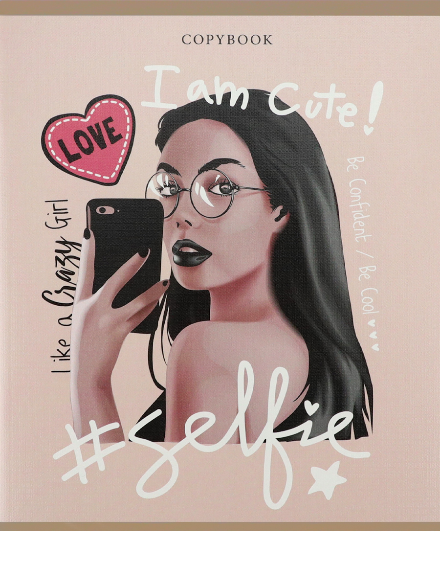 Тетрадь А5 96листов клетка ПРОФ-ПРЕСС Девушки с цветами, арт. 96-9174