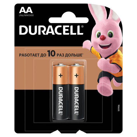 Батарейка LR06 DURACELL BL 2шт/упак, арт. упак