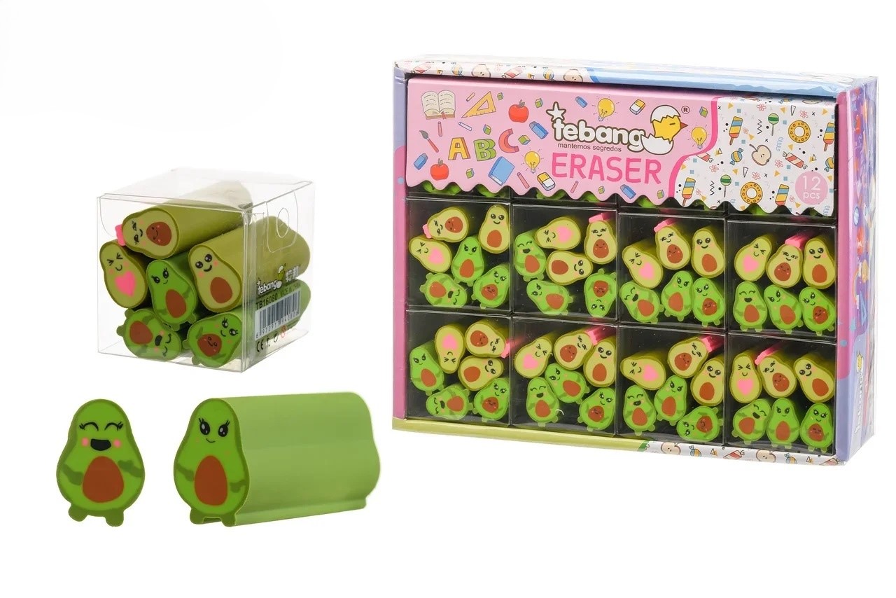 Ластик фигурный MC BASIR Авокадо ассорти ТВ-16080, арт. ТВ-16080