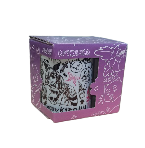 Кружка 330 мл Куроми Дерзкая в подарочной коробке, арт. КР-288