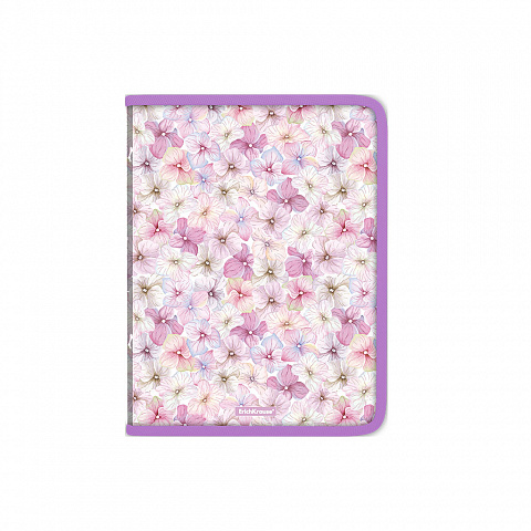 Папка для тетрадей А4 на молнии ЕRICH КRAUSE Phloxes, арт. 47094