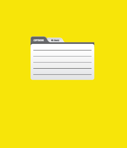 Тетрадь А5 48листов линия ПЗБМ Пантон желтая, арт. 029406