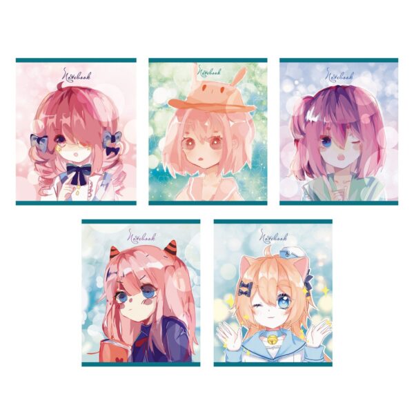 Тетрадь А5 48л клетка LISTOFF Милашки ассорти, арт. ТКБ488250