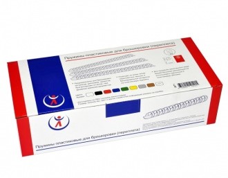 Пружина для брошюрирования 19мм 110-130листов РИ белая, арт. 2095